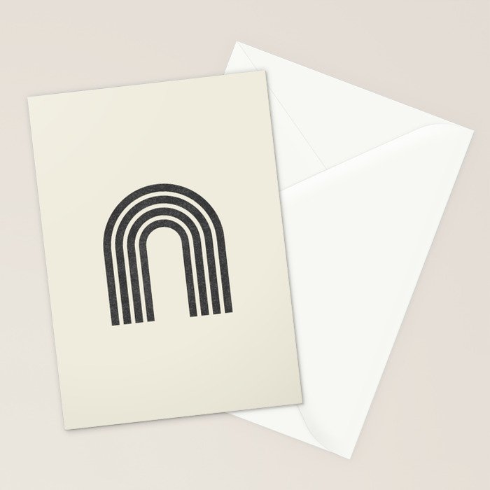 Woodblock arch Stationery Card Gallery Image 2
