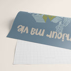 bonjour ma vie; City life collection blue teal Wrapping Paper Gallery Image 2