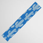 Cactus plant hand drawn pattern Table Runner Gallery Image 3