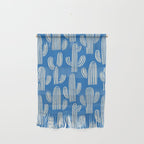Cactus plant hand drawn pattern Wall Hanging Gallery Image 1