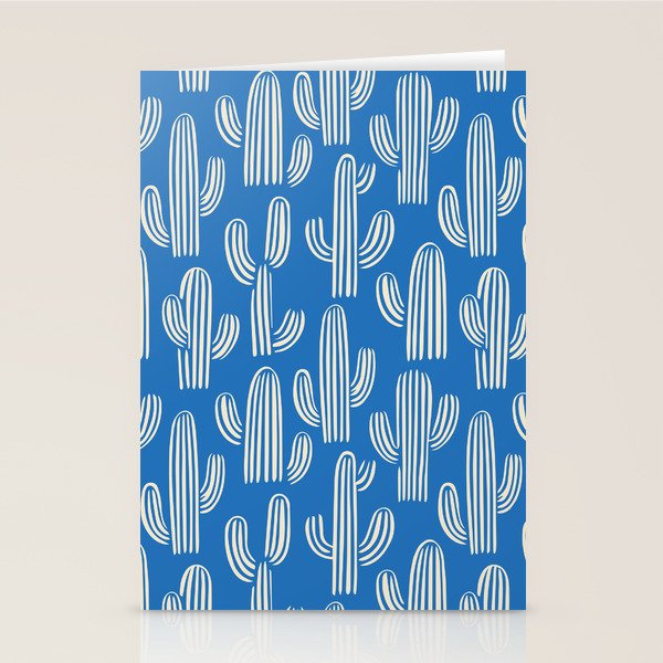 Cactus plant hand drawn pattern Stationery Card Gallery Image 2