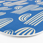 Cactus plant hand drawn pattern Bath Mat Gallery Image 3