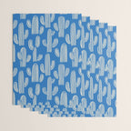 Cactus plant hand drawn pattern Wrapping Paper Gallery Image 3