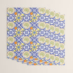 Majolica,summer,lemon,Sicilian style art Wrapping Paper Gallery Image 3