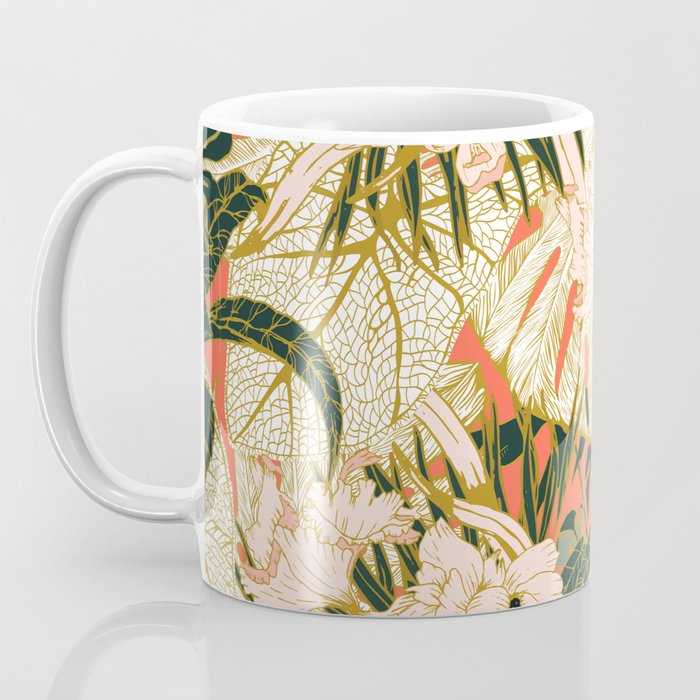 Flowering tropical coral bloom Coffee Mug Gallery Image 3