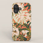 Flowering tropical coral bloom iPhone Case Gallery Image 1