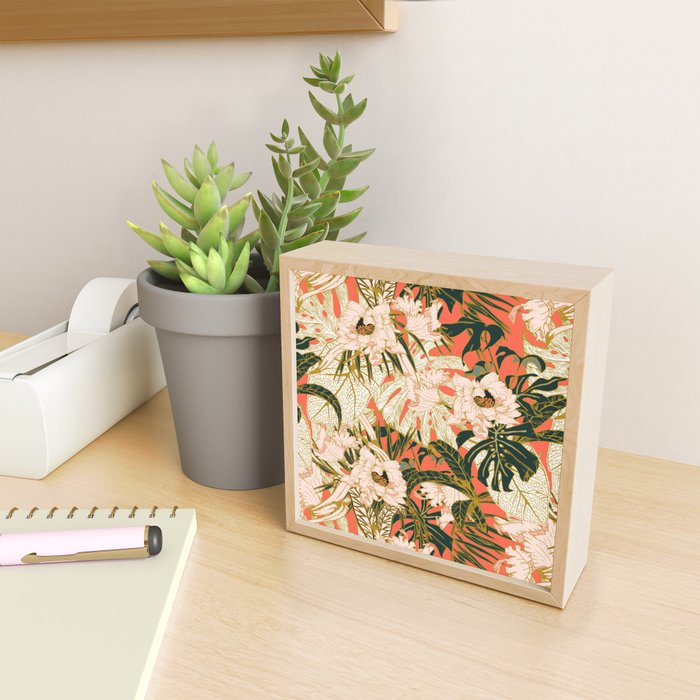 Flowering tropical coral bloom Mini Art Print Gallery Image 2