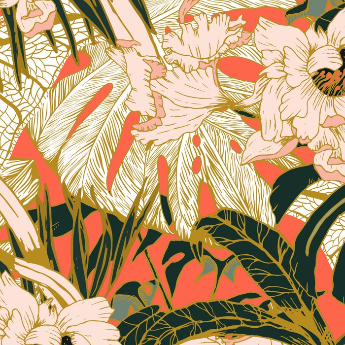 Flowering tropical coral bloom Coffee Mug Gallery Image 2