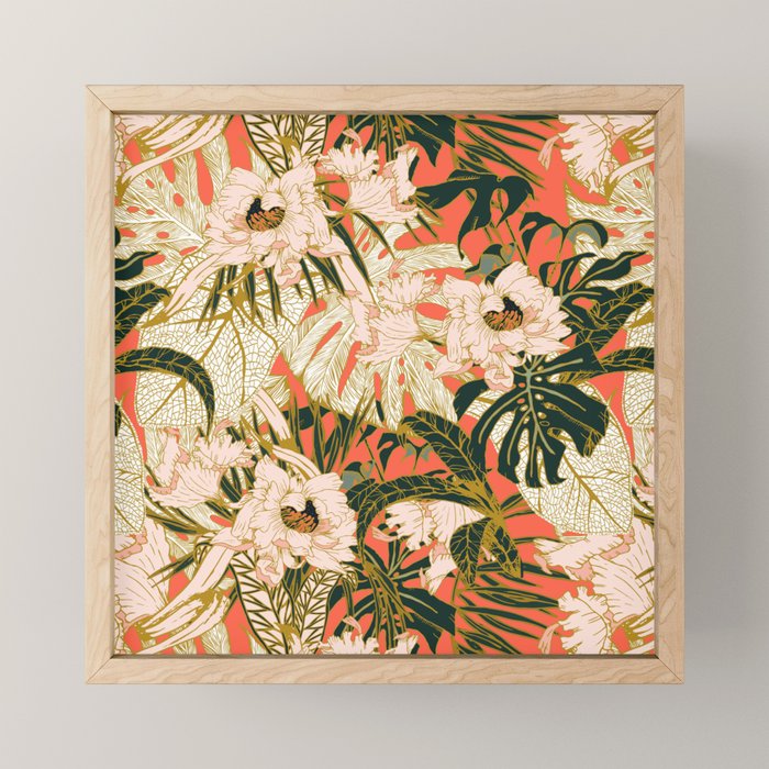 Flowering tropical coral bloom Mini Art Print Gallery Image 1