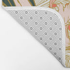 Flowering tropical coral bloom Bath Mat Gallery Image 2