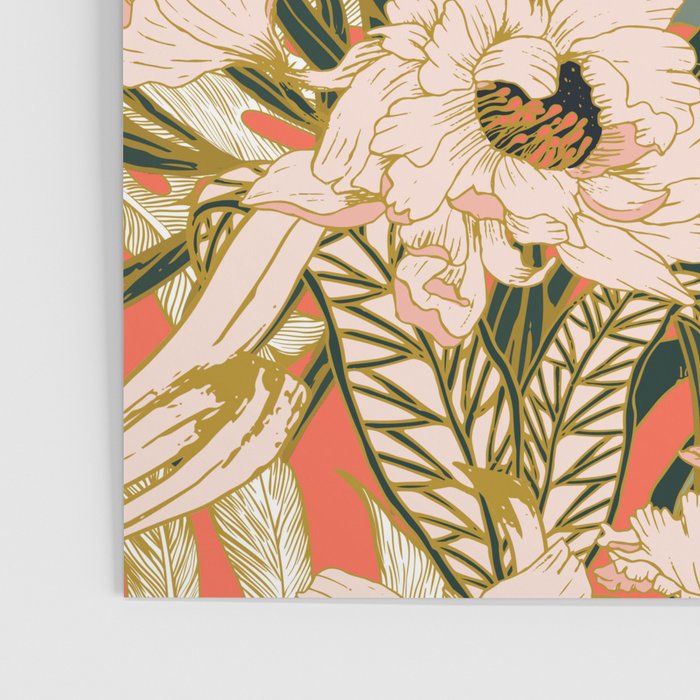 Flowering tropical coral bloom Poster Gallery Image 3