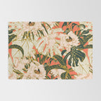 Flowering tropical coral bloom Rug Gallery Image 2
