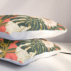 Flowering tropical coral bloom Pillow Sham Gallery Image 3