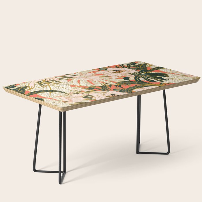 Flowering tropical coral bloom Coffee Table Gallery Image 1