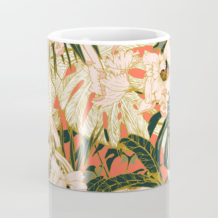 Flowering tropical coral bloom Coffee Mug Gallery Image 4