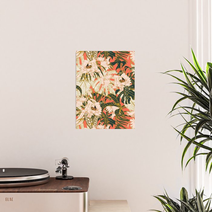 Flowering tropical coral bloom Poster Gallery Image 2