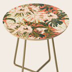 Flowering tropical coral bloom Side Table Gallery Image 2