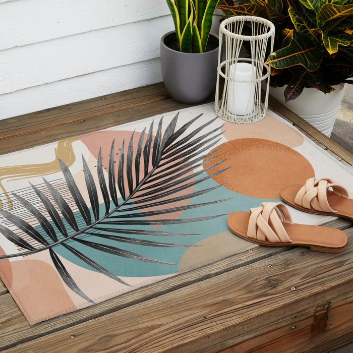 Elegant Shapes 21 Outdoor Rug Gallery Image 2
