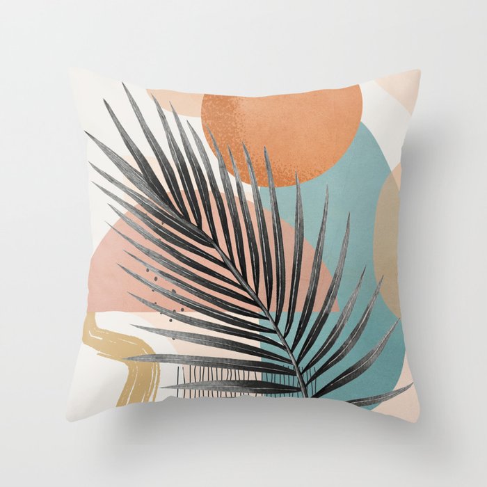 Elegant Shapes 21 Throw Pillow Gallery Image 6