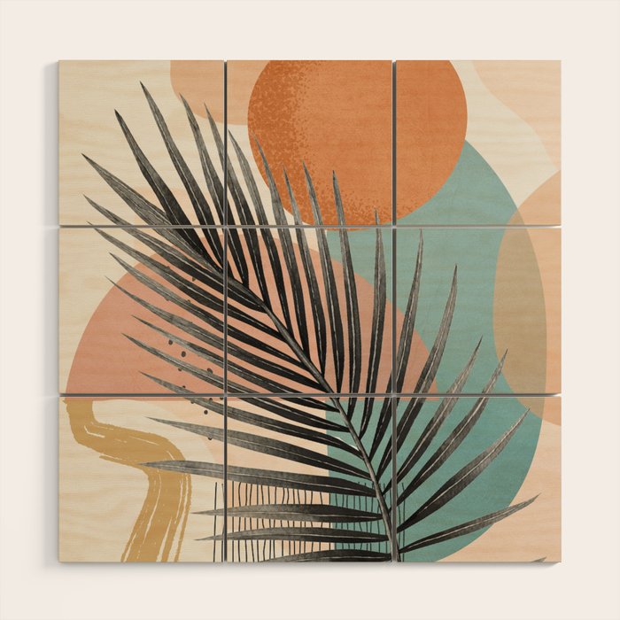 Elegant Shapes 21 Wood Wall Art Gallery Image 1