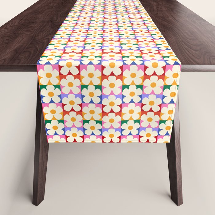 Mod Daisies  Table Runner Gallery Image 1