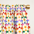 Mod Daisies  Window Curtain Gallery Image 2