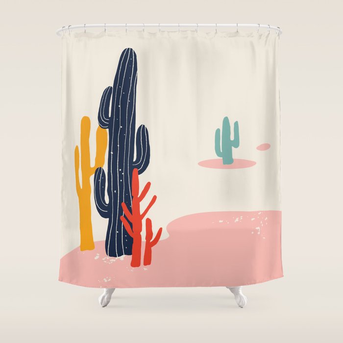 desert plant Shower Curtain Gallery Image 1