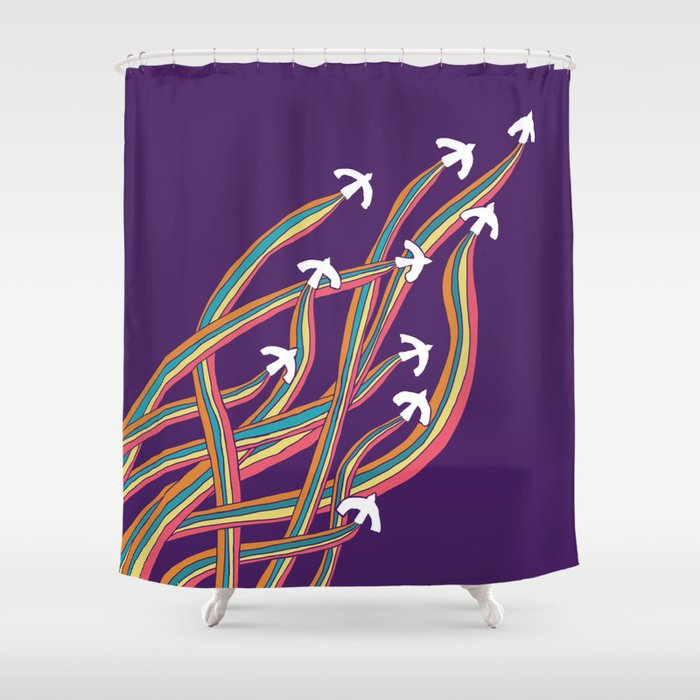 Take flight Shower Curtain Gallery Image 1