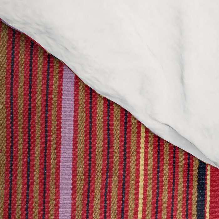 Vintage Guatemalan Colorful Striped Textile Pattern Comforter Gallery Image 4