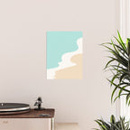 Sand and Sea Coastal Shoreline Poster Gallery Image 2