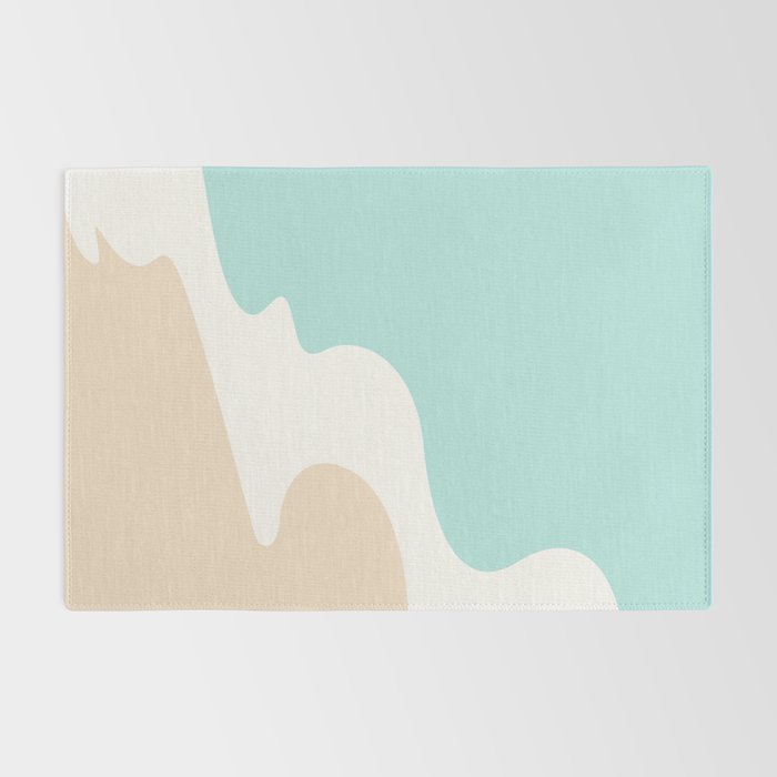 Sand and Sea Coastal Shoreline Rug Gallery Image 2