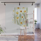 Arizona State Saguaro Cactus Blossoms Wall Mural Gallery Image 1