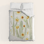 Arizona State Saguaro Cactus Blossoms Duvet Cover Gallery Image 6