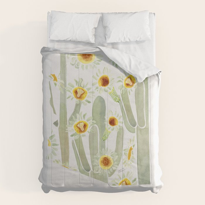 Arizona State Saguaro Cactus Blossoms Comforter Gallery Image 6