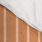 Color Block Line Abstract LXXIII Pantone Peach Fuzz Comforter Gallery Image 4