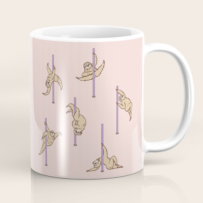 Sloths Pole Dancing Club Coffee Mug Gallery Image 1