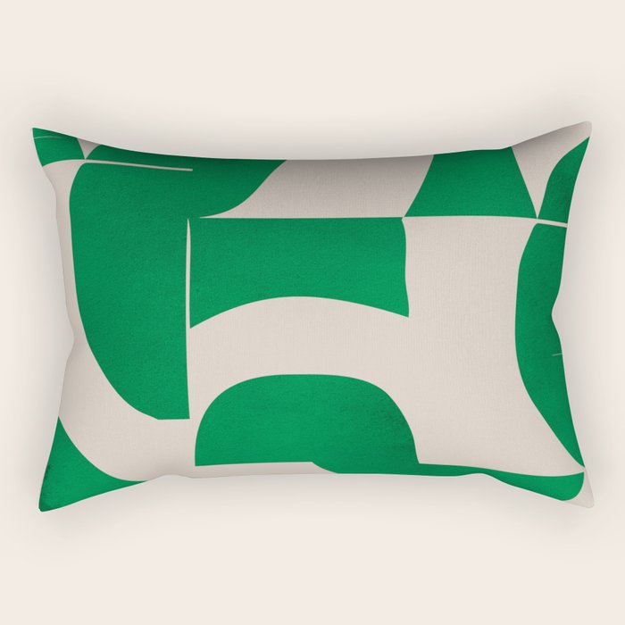 Minimal Geometric Shapes 226 Rectangular Pillow Gallery Image 2