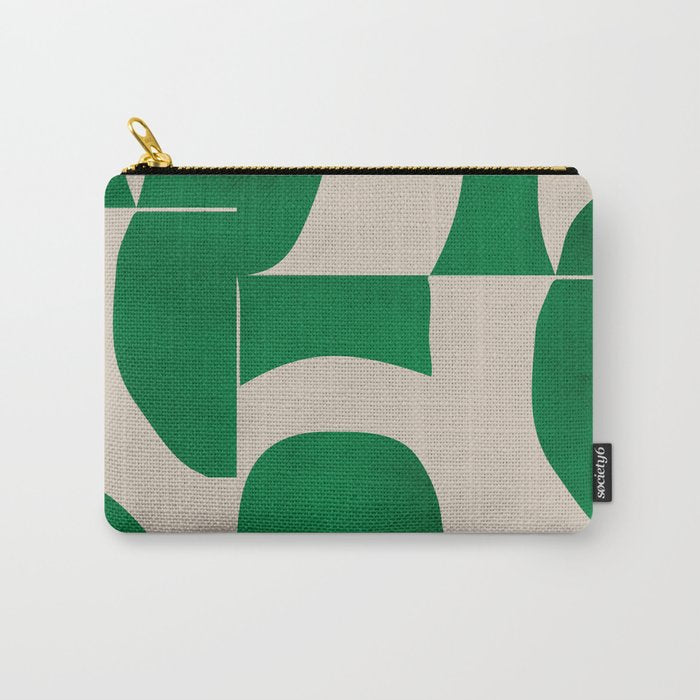 Minimal Geometric Shapes 226 Carry All Pouch Gallery Image 1
