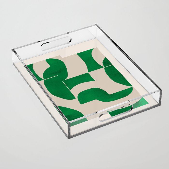 Minimal Geometric Shapes 226 Acrylic Tray Gallery Image 1