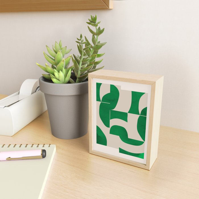 Minimal Geometric Shapes 226 Mini Art Print Gallery Image 2