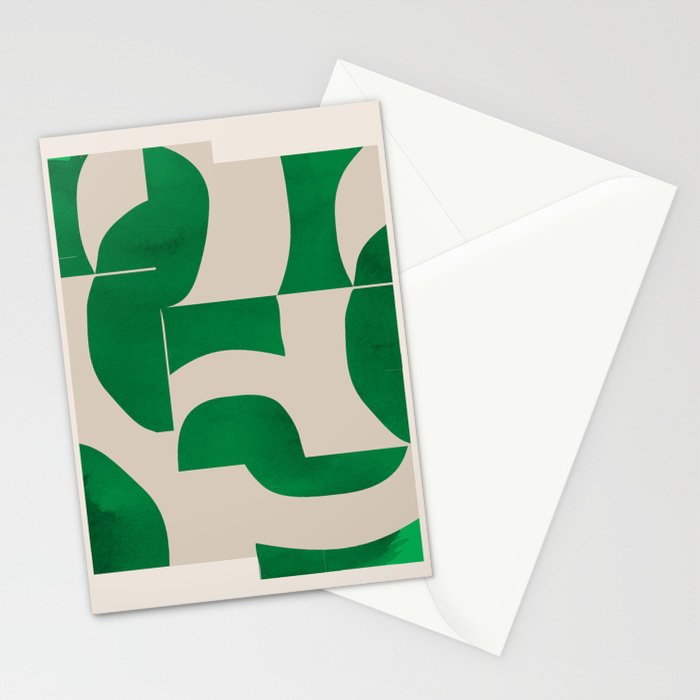 Minimal Geometric Shapes 226 Stationery Card Gallery Image 2
