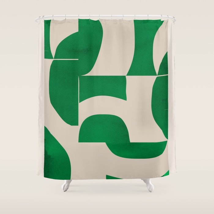 Minimal Geometric Shapes 226 Shower Curtain Gallery Image 1
