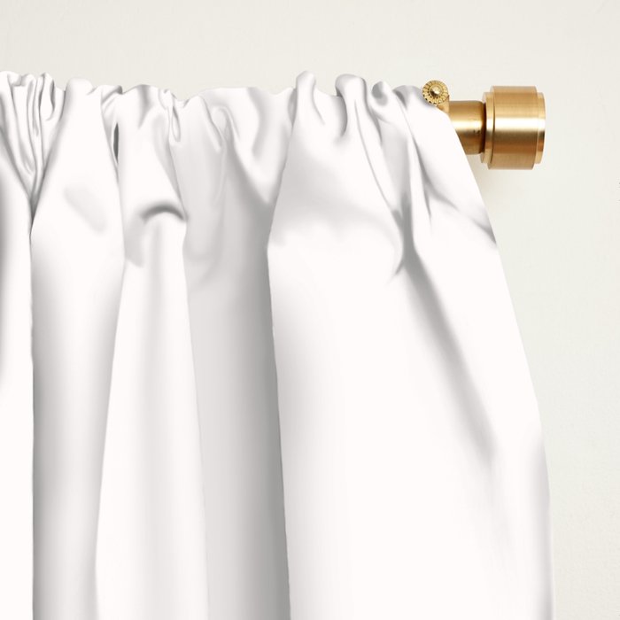 Abstract Shapes 94 in Mustard Yellow and Pale Pink (Rainbow Abstraction) Window Curtain Gallery Image 2