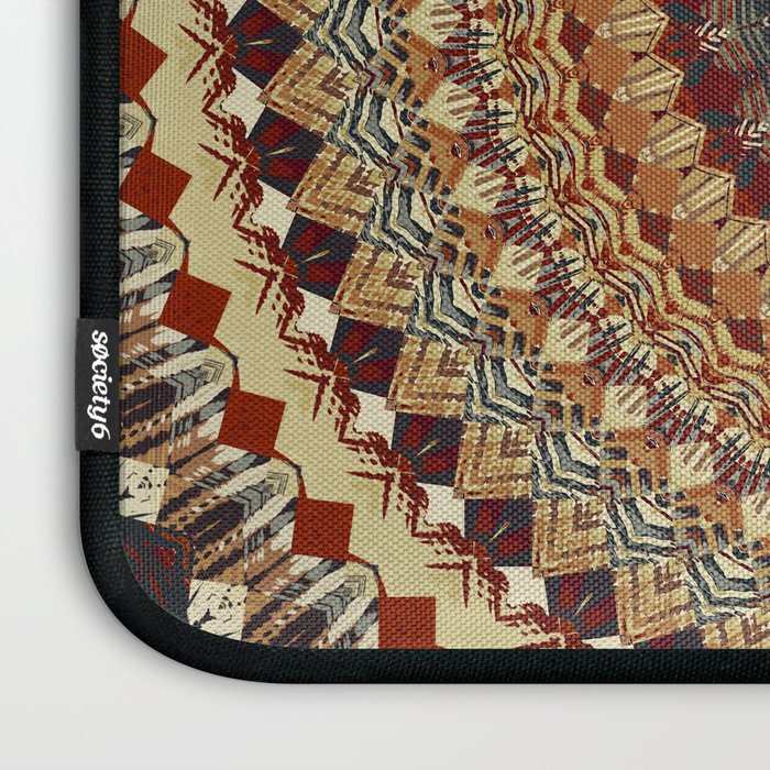 Earthy Mandala Laptop Sleeve Gallery Image 3