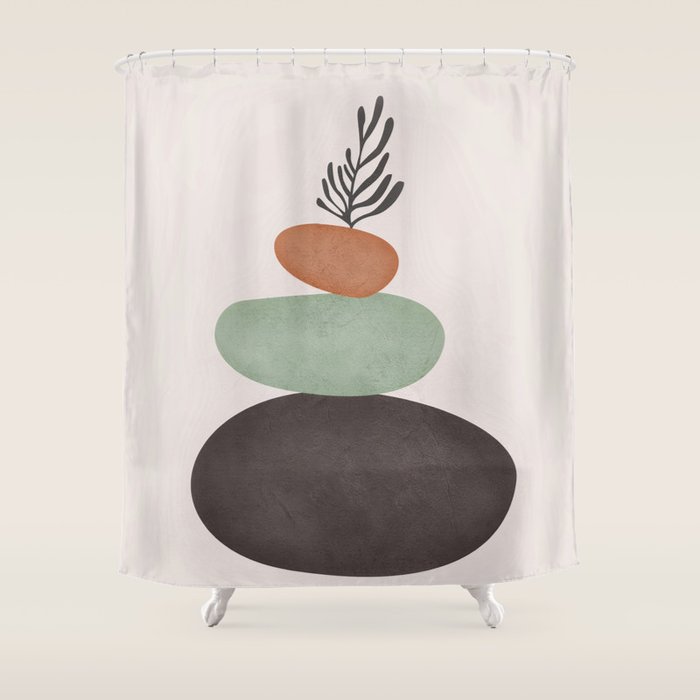 Abstract Shapes Shower Curtain Gallery Image 1