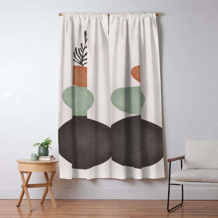 Abstract Shapes Window Curtain Gallery Image 5