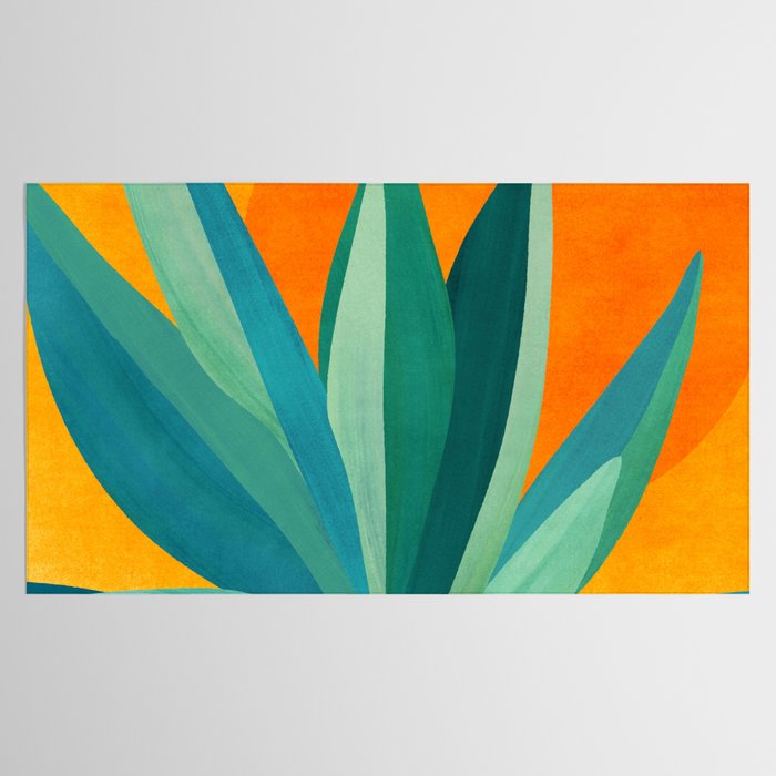 West Coast Sunset With Agave Tablecloth Gallery Image 2