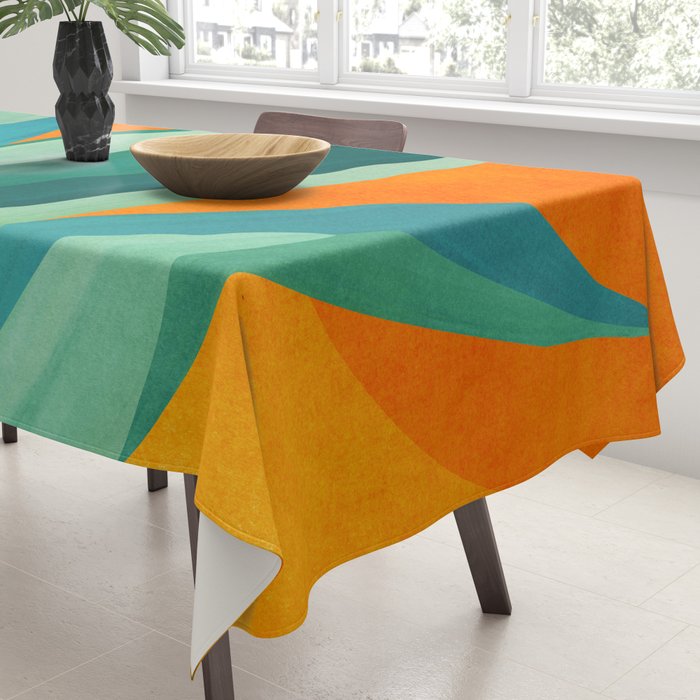 West Coast Sunset With Agave Tablecloth Gallery Image 3