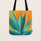West Coast Sunset With Agave Tote Bag Gallery Image 1