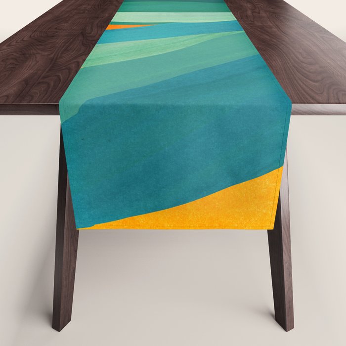 West Coast Sunset With Agave Table Runner Gallery Image 1